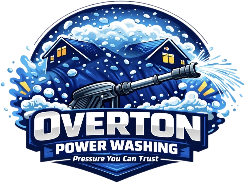 Overton Power Washing logo: Pressure You Can Trust